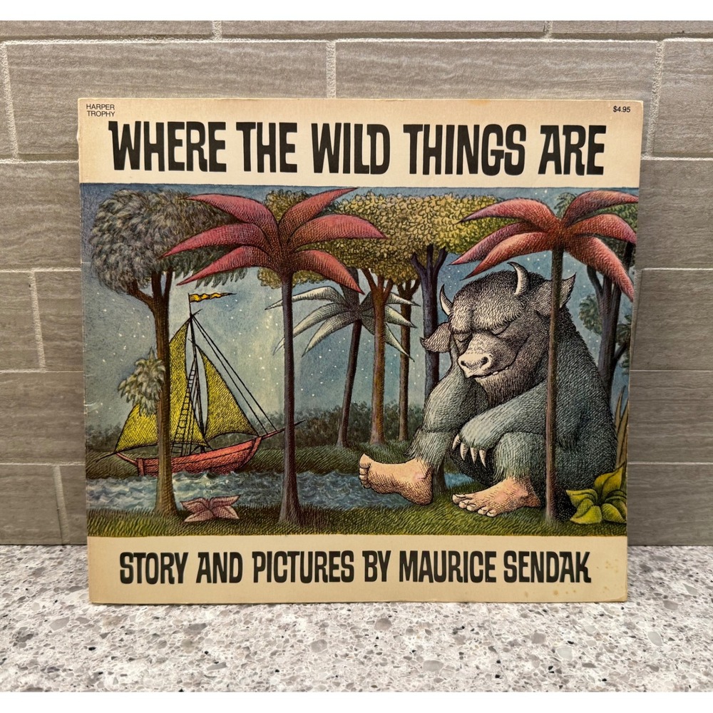 Where the Wild Things Are Maurice Sendak Vintage 1984 Harper Trophy Paperback